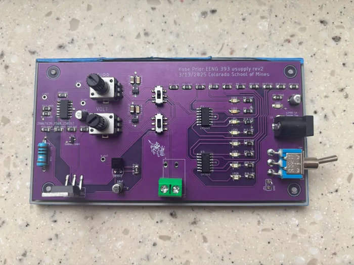 Voltage and Current Limited Power Supply