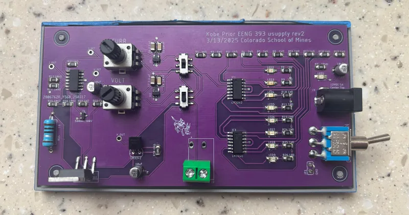Voltage and Current Limited Power Supply image 1